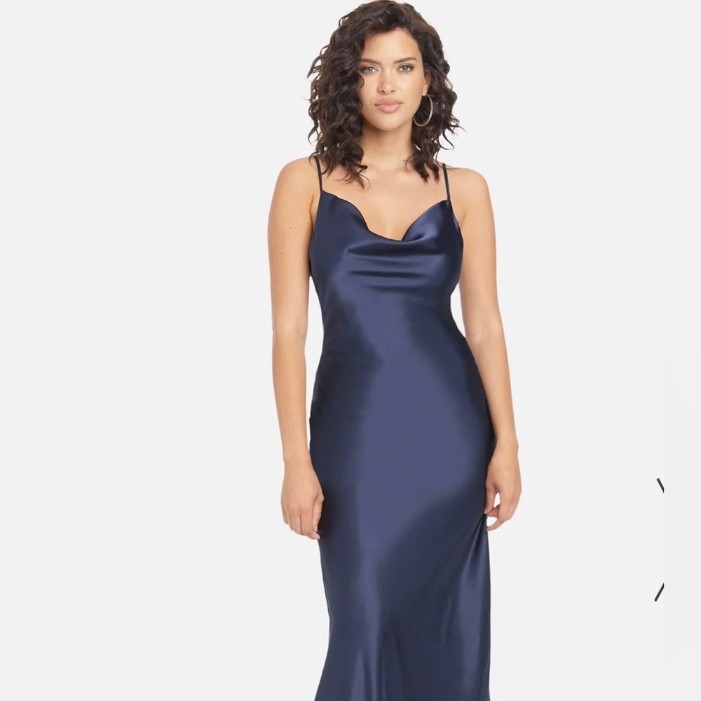 Satin Evening Gown